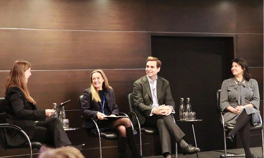 Leading with vision panel discussion with Gabrielle Durisch at Business Insurance's Women to Watch 2024 event in London